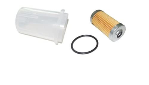 NOOTO CH15553-A4 Lawn Mower Fuel Filter with O-ring & BOWL fit for John Deere 415, 425, 445, 455, 650, 670, 750, CH15553-A4, CH10060-A4, CH15983-A4