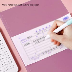 Tnfeeon A4 Writing Pad,Multifunctional Plastic Exam Writing Soft Pad Translucent Drawing Board with Scale for Students()