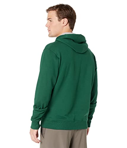 Champion Men's Powerblend Fleece Hoodie, C Logo Retired Colors, Forest Peak Green C Logo, X-Large