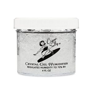 cigar sally crystal gel humidifier for cigar humidors (4 oz jar)