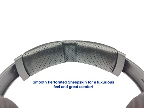 Premium Perforated Sheepskin HD800 HD800S HD820 HD8XX Replacement Headband Compatible with Sennheiser HD800 HD800SHD820 and Drop HD8XX Headphones. Premium Sheepskin | High Density Thicker Foam