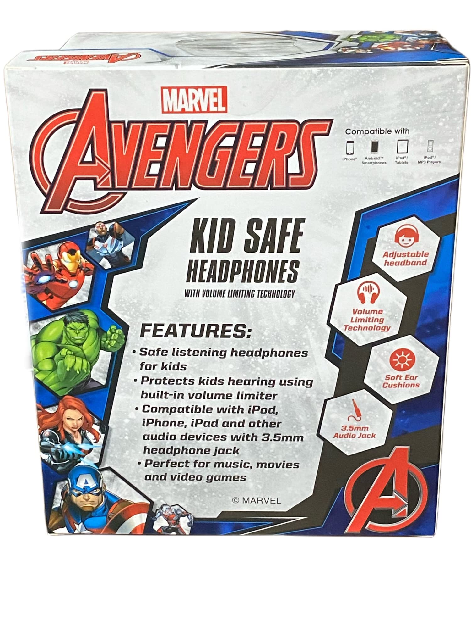 Kid Safe Headphones, HP-0062-AVENGERS