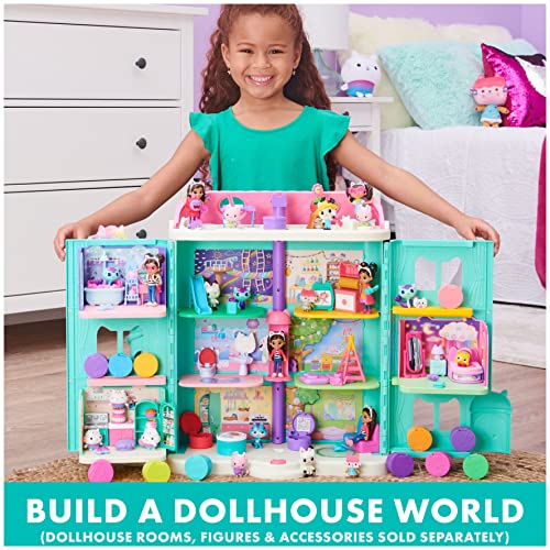 Gabby's Dollhouse, Carlita Purr-ific Play Room with Carlita Toy Car, Accessories, Furniture and Dollhouse Deliveries, Kids Toys for Ages 3 and up