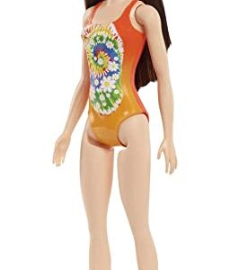 Barbie Beach Doll in Orange Swimsuit