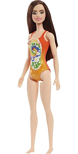 Barbie Beach Doll in Orange Swimsuit