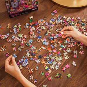 Daydreams '80s and '90s Pop Culture 1000-Piece Jigsaw Puzzle by Rachid Lotf | Educational Brain Teaser, Nostalgic Retro Toys & Games for Kids, Building Kit Activities | 28 x 20 Inches