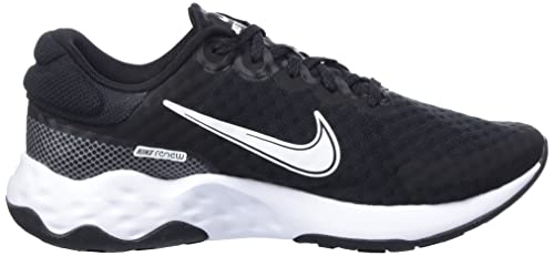 Nike Women's Renew Ride 3 Running Shoes, Black/White-Dk Smoke Grey, 6 M US