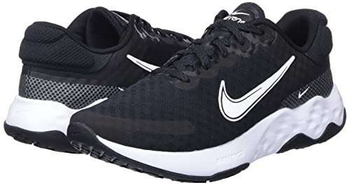 Nike Women's Renew Ride 3 Running Shoes, Black/White-Dk Smoke Grey, 6 M US