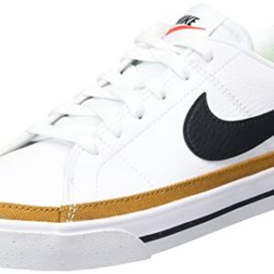 Nike Women's Low-Top Sneakers, White Black Desert Ochre, 6.5