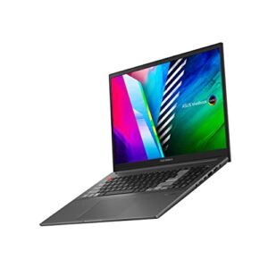 ASUS VivoBook Pro 16X OLED Slim Laptop, 16" WQUXGA 16:10 Display, AMD Ryzen 7 5800H CPU, NVIDIA GeForce RTX 3050 Ti, 16GB RAM, 1TB SSD, Windows 11 Home, 0°Black, M7600QE-DB74