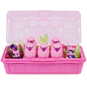 Hatchimals CollEGGtibles, Rainbow-cation Wolf Family Carton with Surprise Playset, 10 Characters, 2 Accessories, Easter Gifts, Kids Toys for Girls