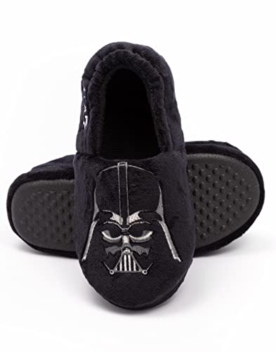 STAR WARS Darth Vader Slippers Boys Kids Villain House Shoes Loafers 11.5 US Little Kid