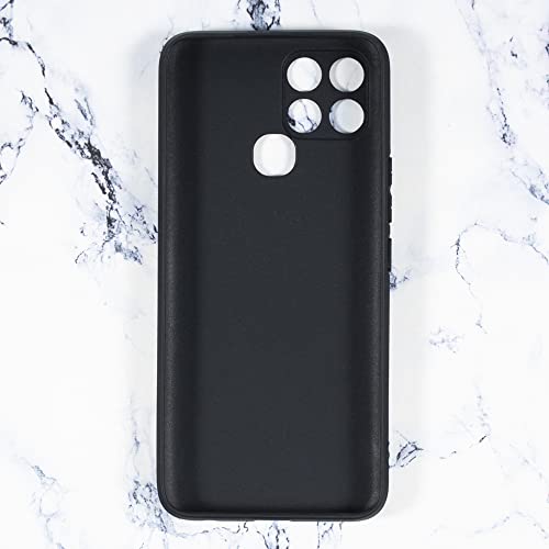 AQGG for Infinix Smart 6 [6.60"] Case, Soft Silicone Bumper Shell Black Flexible Rubber Phone Protective Cases TPU Cover for Infinix Smart 6 -A lot of Love