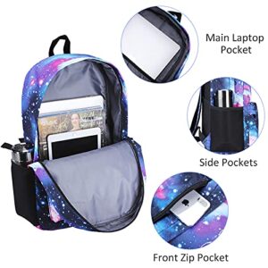 SAMIT Anime Luminous Backpack with Pencil Case for Teen Boys and Girls,College School Daypack Lightweight Laptop Bag