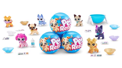 5 Surprise Pet Rescue Series 1 by ZURU (2 Pack) Cute Stuffed Animal Miniature Toys, Amazon Exclusive, Magic Color Change, Mystery Collectible Plushies for Kids and Girls