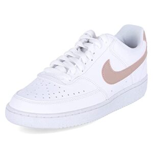 nike women's gymnastics shoes, white white pink oxford, 8.5 us