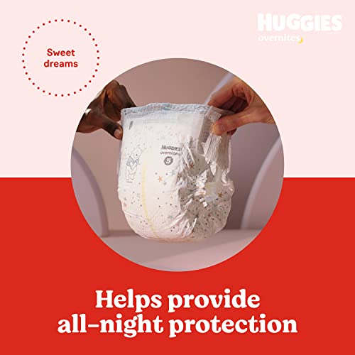 Huggies Overnites Size 5 Overnight Diapers (27+ lbs), 44 Ct