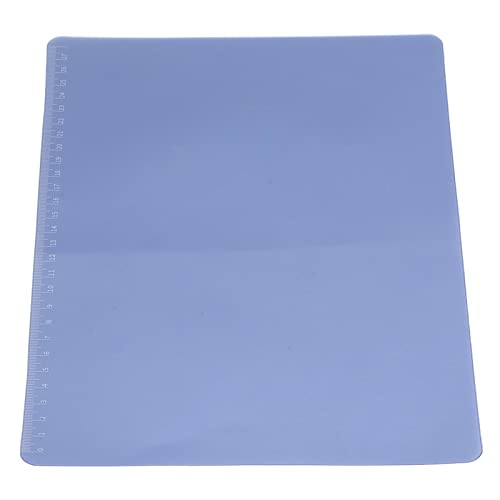 Kids Clipboard, Easy to Clean Multifunctional Clip Board with Scale for Drawing for Writing(EVA Exam Pad A4-Athens Blue)