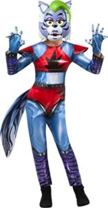 rubie's child's five nights at freddy's roxanne wolf costume, as shown, medium