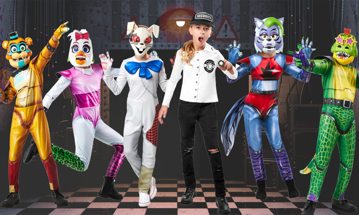 Rubie's Child's Five Nights at Freddy's Roxanne Wolf Costume, As Shown, Large