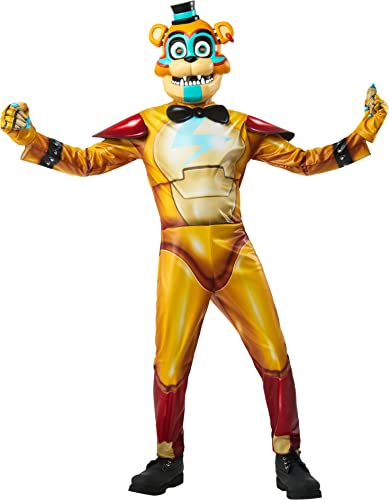 Rubie's Child's Five Nights at Freddy's Glamrock Freddy Costume, As Shown, Medium