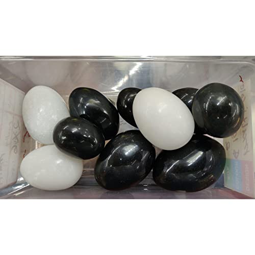 AtoZ India Cart India Rare Shaligram Hindu Pooja Shivlingam Nepal Hindu Gandaki River Holy Stone Sila Saligram Hindu Pooja Shivlingam Shiv Lingam Murti of Gandak Pooja Items (White)