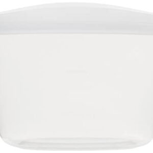 Stasher Reusable Silicone Storage Bag, Food Storage Container, Microwave and Dishwasher Safe, Leak-free, 2 Cup Bowl, Clear