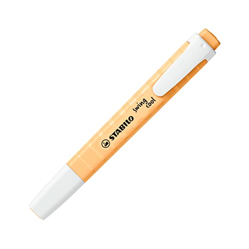 Highlighter - STABILO swing cool Pastel - Pack of 10 - Pale Orange