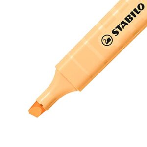 Highlighter - STABILO swing cool Pastel - Pack of 10 - Pale Orange