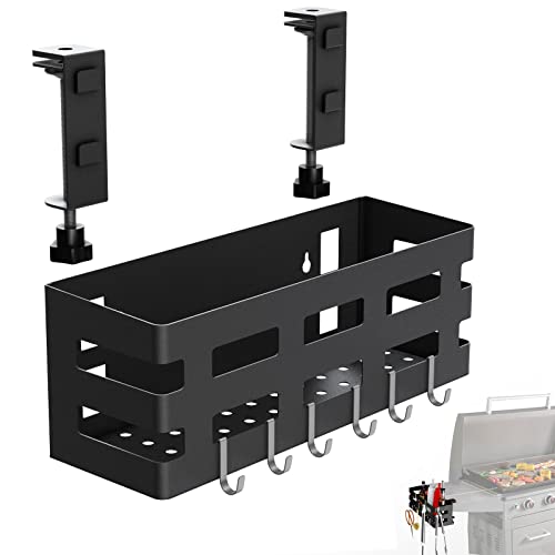 MeWeBlue Griddle Caddy Storage, Space Saving Grill Accessories Tool Holder, BBQ Accessories Organizer Box Designed for 28 36 Blackstone Griddle, Tool Free No Drill