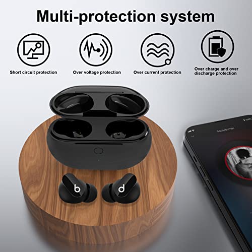 Charging Case Replacement Compatible with Beats Studio Buds Charging Case, Charging Case for Beats Studio Buds Charger Case Alternative with Bluetooth Pairing Button (NOT Included Earbuds)