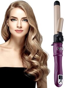 automatic hair curler automatic rotating hair curling wands auto curling irons automatic hair curler 28mm 1.1inch curl hair waving irons hair styling irons hair waver 30s instant heat wand 110-240v
