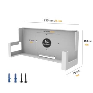 Monzlteck Wall Mount for Xbox One S，All Metal Vertical Hanging On Wall with Power Botton Left/Right,Wall Shelf Bracket for Xbox 1S