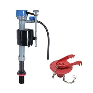 fluidmaster k-400h-039 high performance toilet fill valve with 2-inch adjustable toilet flapper kit