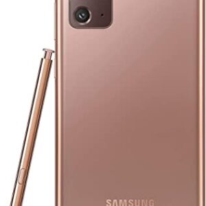 Samsung Galaxy Note 20 5G N981U 128GB AT&T Unlocked Mystic Bronze (Renewed)