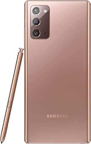 Samsung Galaxy Note 20 5G N981U 128GB AT&T Unlocked Mystic Bronze (Renewed)