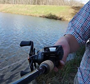 Tempo Baitcasting Reel New Vertix LP, High-Tech Innovative Fishing Reel, 9+1 Ball Bearing,20 lbs Carbon Fiber Drag,Powerful & Durable Casting Reel with 6.6:1 Gear Ratio