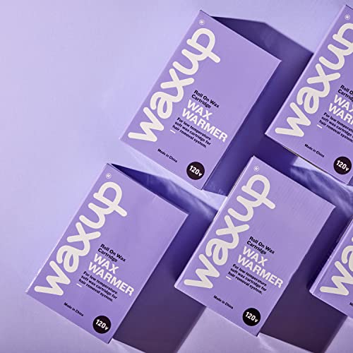 waxup Roll On Wax Warmer, Roller Wax Heater for Soft Wax Cartridge120 volt, Professional Waxing Supplies.