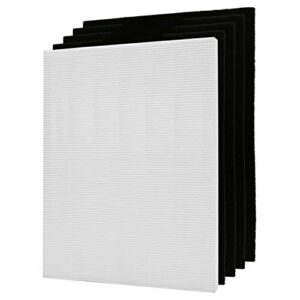 replacement filter+ 4 carbon compatible with winix 115115 size 21 filter, compatible with winix plasmawave air purifier 5300 5500 6300 5300-2 6300-2 wac5300 wac5500 wac6300 5000