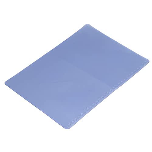 Clip Board, Soft Plastic Clear Clipboard Portable for Drawing for Writing(EVA Exam Pad A4-Athens Blue)