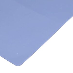 Clip Board, Soft Plastic Clear Clipboard Portable for Drawing for Writing(EVA Exam Pad A4-Athens Blue)