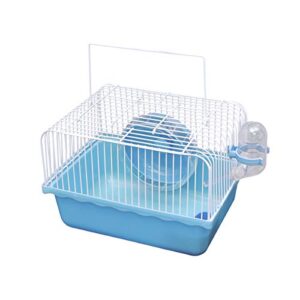 outdoor toys small animals bed supplies 1pc hamster cage portable practical multifunctional pets house villa cage for chinchilla hamster blue outdoor playset