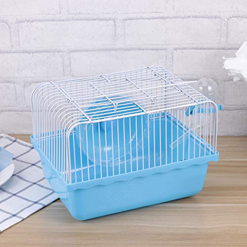 Outdoor Toys Small Animals Bed Supplies 1PC Hamster Cage Portable Practical Multifunctional Pets House Villa Cage for Chinchilla Hamster Blue Outdoor Playset