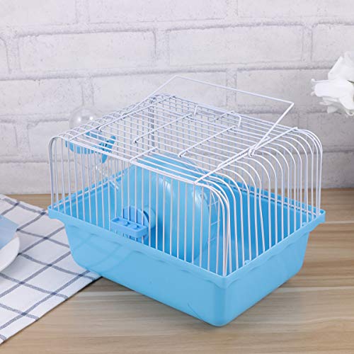 Outdoor Toys Small Animals Bed Supplies 1PC Hamster Cage Portable Practical Multifunctional Pets House Villa Cage for Chinchilla Hamster Blue Outdoor Playset