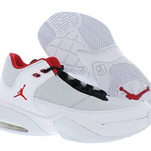 Jordan Boy's Jordan Max Aura 3 (Big Kid) White/University Red/Pure Platinum/Black 7 Big Kid M