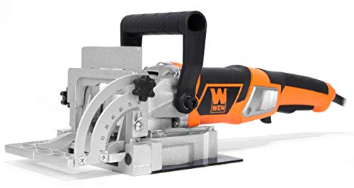 WEN JN8504 8.5-Amp Plate and Biscuit Joiner with Case and Biscuits & 6530 6-Amp Electric Hand Planer, 3-1/4-Inch