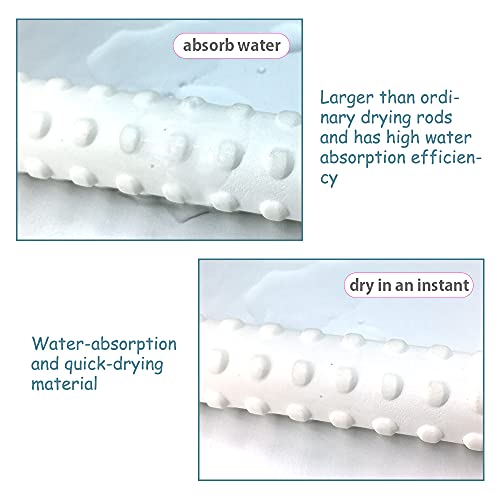 Drying Rod Stick Absorbent Stick Diatomite Water-Absorption Stick【Quick Drying/Reusable/Preventing Moisture and Mold】 Maintenance 2-Piece kit