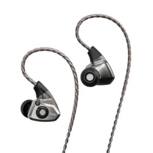 dunu titan s in-ear monitors,11mm dynamic driver hifi iems earphones with powerful sound