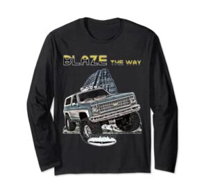 blazer,lifted squarebody truck,k5,jimmy,suburban,silverado long sleeve t-shirt