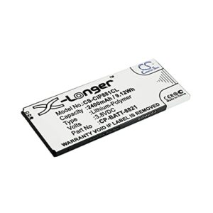 Battery Replacement for Cordless Phone Cisco 8800 Part Number Cisco 74-102376-01 CP-BATT-8821 GP-S10-374192-010H 2400mAh / 9.12Wh 3.8v Li-Polymer Black LIONX